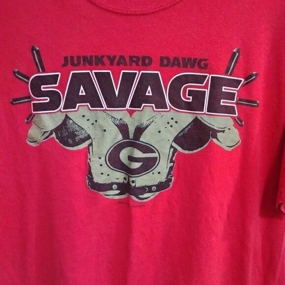 Junkyard Dawg savage UGA T-shirt - Picture 2 of 6